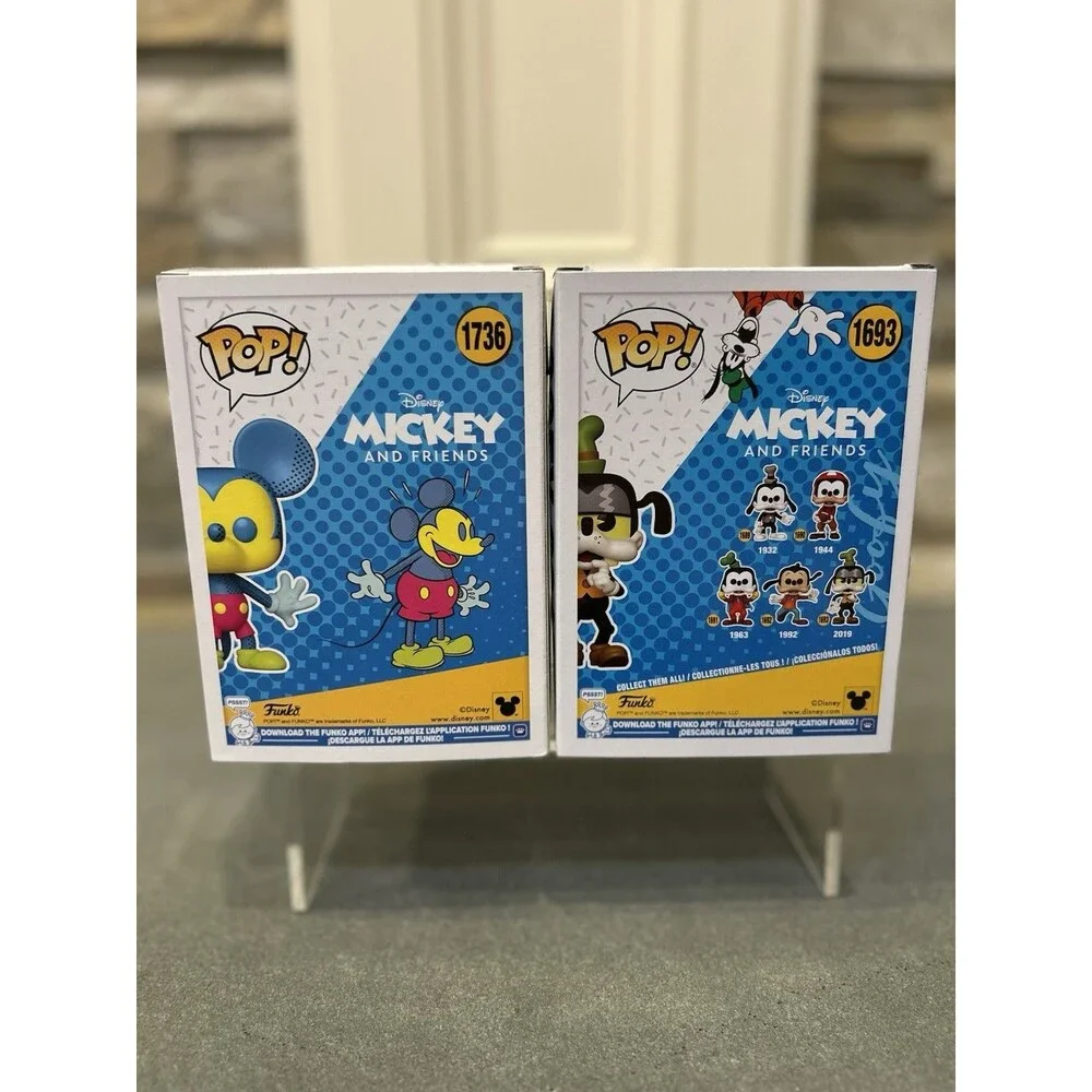 Funko Pop! Vinyl Disney Mickey & Friends 2-Pack - Mickey #1736 Goofy #1693 New